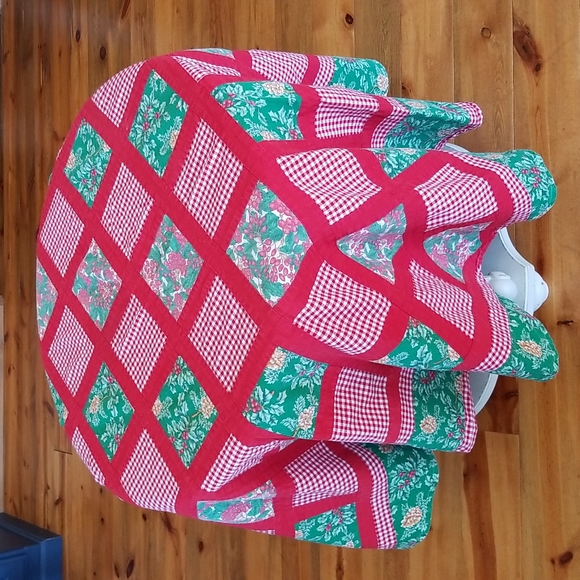 Vtg Round Tablecloth - 63" - Picture 8 of 8